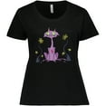 thumbnail image 3 of Inktastic Creeper Cat Women's Plus Size T-Shirt, 3 of 5