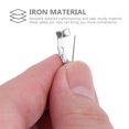 thumbnail image 4 of EeaseCA 100Pcs Iron Locking Pin Three-holes Brooch DIY Safety Pin Decorative Locking Pin Jewelry Making Pin, 4 of 8