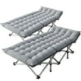 thumbnail image 6 of Ficisog Folding Camping Cots for Adults 900lbs Layer Oxford Sleeping Cots with Carry Bag & Mattress, 6 of 9