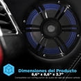 thumbnail image 3 of Bocina Subwoofer de 8 Pulgadas SVC Pyle, 250 Watts, 4 Ohms, Componente de Bajos para Carro y Camioneta, Cono de Papel con Borde de Tela, Diseñado para Aplicaciones de Audio Personalizadas, 3 of 7