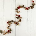 thumbnail image 4 of Northlight Pine Cones and Berries with Ornaments Christmas Twig Garland - 39.5" x 3" - Unlit, 4 of 5