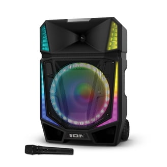 Ion Audio Block Rocker Flash | Wireless Rechargeable Speaker with