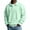 BG33_Mint Green, variant on Dwellite Mens Casual Waffle Polo Shirts Button Collared Shirts Long Sleeve Sweater Fall Winter Solid Color Clothes Army Green M