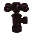 thumbnail image 3 of Westbrass 15" Bendable Corrugated Faucet and Toilet Supply Kit with Cross Handle Angle Stop, Oil Rubbed Bronze, 3 of 8