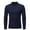 Navy, variant on Fesfesfes Men Solid Mock Neck Long Sleeve Shirt Casual Slim Fit Pullover Base-Layer Shirt Bottoming Shirt