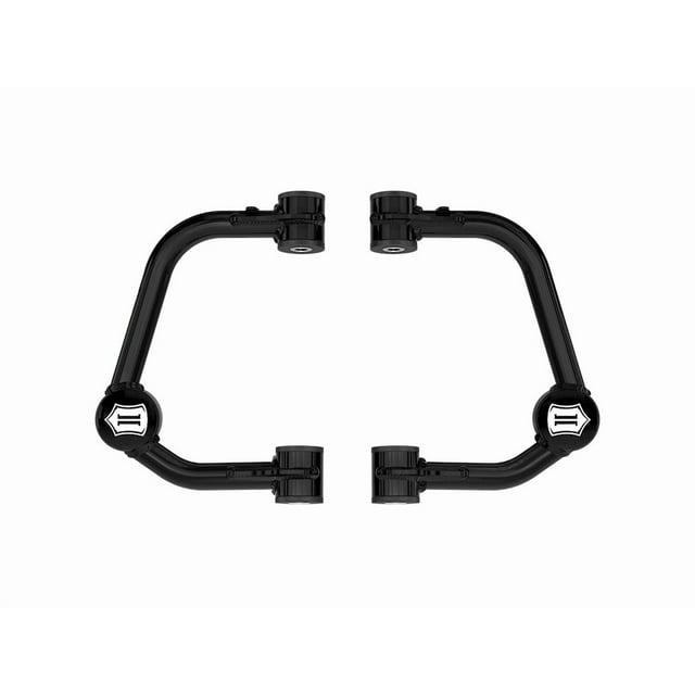 Icon Vehicle Dynamics Bras de Contrôle 98522DJ Delta Joint; Tubulaire; Non Ajustable; Noir; Acier; Gravable; Ensemble de 2