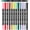 Muted, variant on - Dual Tip Brush Pens, 12 pcs, Muted Colors, Fine & Brush Tip Markers for Adult Coloring Markers for Adults