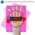 thumbnail image 2 of for iPad 10th Case, iPad 10th Gen 10.9" Kids Case with 360 Rotating Kickstand Hand Strap, Removable Shoulder Strap, Rugged Shockproof Heavy Duty Protection Case for iPad 10.9 inch 2022,Rose, 2 of 11