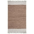 thumbnail image 4 of SAFAVIEH Vintage Leather Horatio Braided Fringe Border Area Rug, Light Grey/Brown, 2'3" x 4', 4 of 4