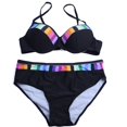thumbnail image 3 of Hvyesh Women Bikini Set Sexy Triangle Two Piece Swimsuit Push Up Gradient Bathing Suit 2025 Summer Holiday Beachwear, 3 of 9