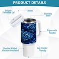 thumbnail image 4 of 40 Oz Car Handle Water Bottle Water Cup Water Bottle Water Jug Coffee Cup Travel Water Bottle Dark Blue Beautiful, 4 of 8