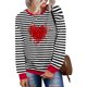 thumbnail image 5 of Xuyuer Christmas Sequins Sweatshirts Women Jolly Patch Crewneck Loose T-Shirt Xmas Long Sleeve Pullover Top, 5 of 6