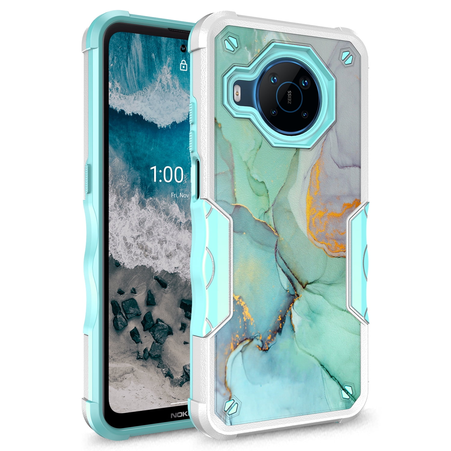 Funda Para Nokia X100 Con Protector De Pantalla Y Soporte | Meses Sin Interés