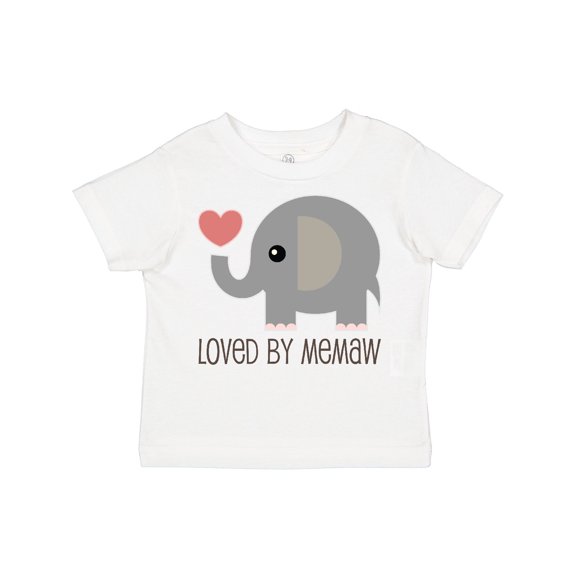Inktastic Loved by Memaw Grandchild Boys or Girls Toddler T-Shirt