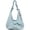 Blue, variant on Hsqqdc Bowknot Design Crossbody Underarm Bag, Sweet Pleated Shoulder Shopping Handbag