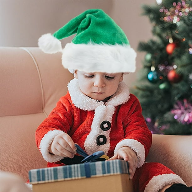 Santa Hat Party Christmas Decorations One Size Fits All Thickened Large Size, Santa Hat, Party Supplies, Christmas Home Decor, Festive Outdoor, Foldable, Portable, Soft Fleece Material, For Office,