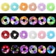 thumbnail image 2 of Corbata de pelo LED Scrunchies YL Mainland Meteor, 12 unidades con bolsa, 2 of 8