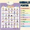 thumbnail image 4 of Chmadoxn Interactive English Learning Talking Wall Chart - Educational Alphabet Numbers Shapes Poster for Toddlers Ages 2-6, Speech Sensory Toys, Preschool Classroom Home Gifts, 4 of 6