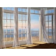 thumbnail image 2 of Saxe, Carol 18x14 White Modern Wood Framed Museum Art Print Titled - Morning Breeze, 2 of 4