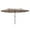 Tan, variant on Outsunny 15ft Double-sided Patio Umbrella with Twin Canopy, Black