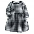 thumbnail image 6 of Hudson Baby Infant and Toddler Girl Cotton Dresses, Black Red Plaid, 8 Years, 6 of 8
