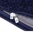 thumbnail image 4 of NEX, HAITRAL NEX Blue Weighted Blanket Duvet Set, Full/Queen, Blue, Solid Print, 4 of 5