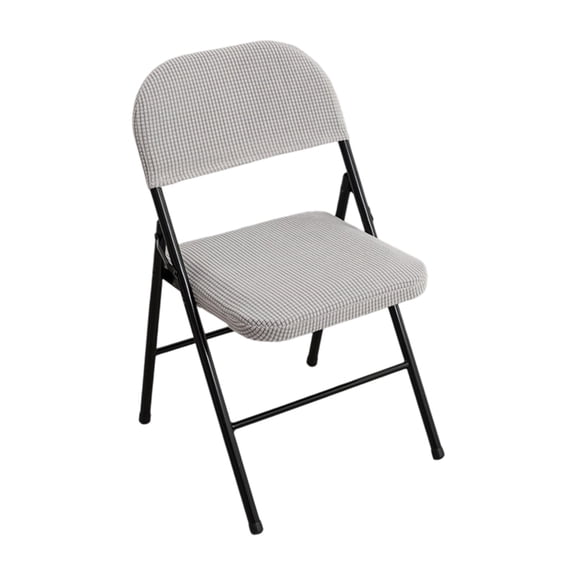 2Piece Split Elastic Chair Slipcovers Set Widely Fit Washable Tear Polyester Covers for Foldable Furniture