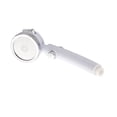 thumbnail image 3 of facefd Pressure Boosting Home Detachable Handheld Massage Spraying Head, White Silver white, 3 of 6