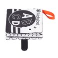 thumbnail image 4 of M Buder Libro de Tela para Bebés Blanco y Negro Juguete Educativo Interactivo y Seguro con Papel Sonajero y Letras para Educación Temprana Preescolar (14 cm / 5.51 inches), 4 of 9