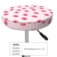 thumbnail image 4 of Lsque Cute Pig Nose Round Bar chair cushion covers Velvet Fabric Premium Comfort Protects from Scratches and Stains for 14-17 Inch Chair- 12 inch, 4 of 7