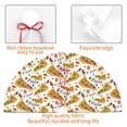 thumbnail image 4 of Sikiie Pizza Slices 30-48 inches {designName} Print Christmas Tree Skirt Snowman Xmas Tree Skirt with Edge Christmas Decorations for Holiday Party36", 4 of 7