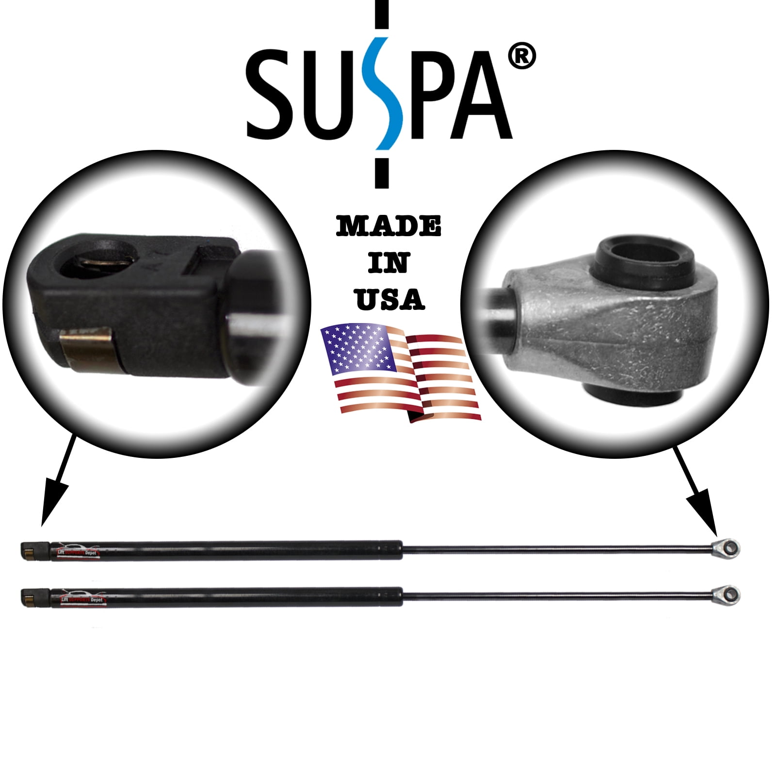 Qty 2 Genuine Suspa® Lift Supports C1620877 C1620877
