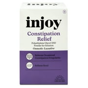 injoy Polyethylene Glycol 3350 Powder for Solution, Softens Stools, Constipation, 8.3 OZ