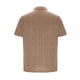 thumbnail image 5 of Blusa y camisa de manga corta con cuello vuelto para hombre, color liso, informal, holgada, con cremallera, de manga corta, con cuello vuelto, blusa de poliéster para hombre, 5 of 6
