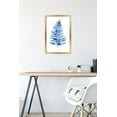 thumbnail image 6 of Jean Plout - Indigo Botanical Asoidium Angulare Wall Poster, 14.725" x 22.375" Framed, 6 of 6