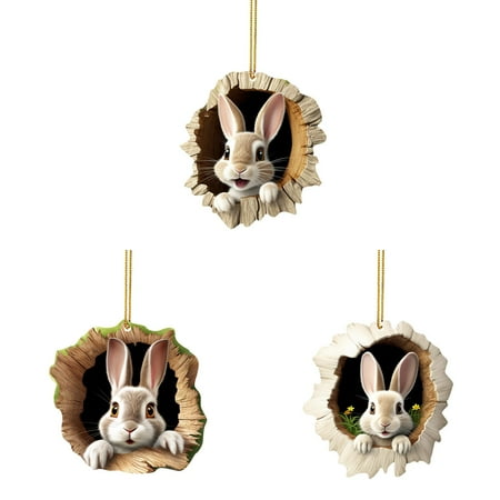 

Easter Bunny Tree Hole Acrylic Pendant Easter Decoration To Spread Joy And Ooh Lamp Beads Wooden Holiday Signs Eggs Ornament Stair Holder Small Stained Glass Window Hangings Solar Powe Cat Memorials