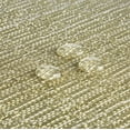 thumbnail image 5 of Town & Country Washable Coiled Woven Vinyl Indoor Outdoor Reversible Table Runner, Gold , 13"x90", 5 of 6