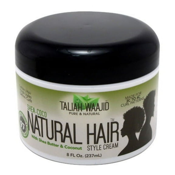 Taliah Waajid Shea-Coco Natural Hair Style Cream Jar, 8 oz , 2 Pack