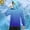 A166 Blue, variant on Men's Two-Tone Gradient Sun Protection Hoodie Breathable Long Sleeve Fishing Shirt Face Cover Hooded Sweatshirt Outdoor Performance Outfits