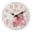 Pink, variant on Sunflowers Wall Clock Battery Operated 12 Inch Wooden Wall Clock Silent Decorative Clock for Kitchen Bedroom Home Office Decor