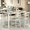 Gray, variant on LinkRomat 5-Piece Dining Table Set for 4, Counter Height Kitchen Table with 4 Bar Stools, Hightop Bar Table and Chairs Set with Storage (Black)