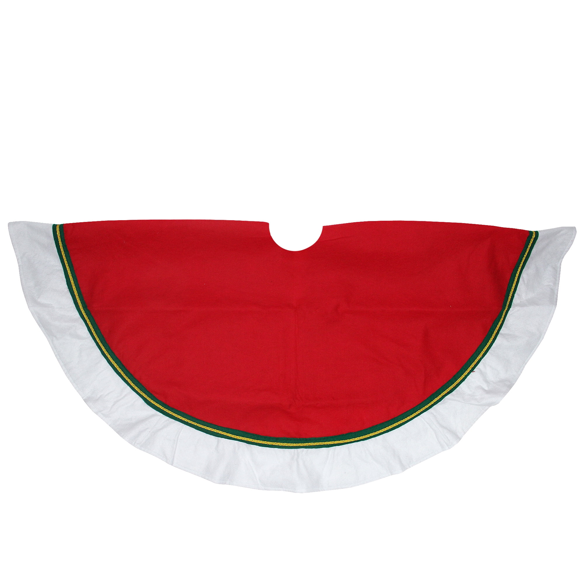 Northlight Red Felt Christmas Tree Skirts, 36"