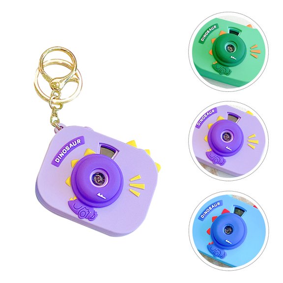 Raindrops Multi-function Camera Keychain Adorable Key Chain Portable Small Keychain Decor (Random Color)