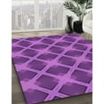 thumbnail image 2 of Ahgly Company Indoor Square Patterned Bright Purple Area Rugs, 3' Square, 2 of 6