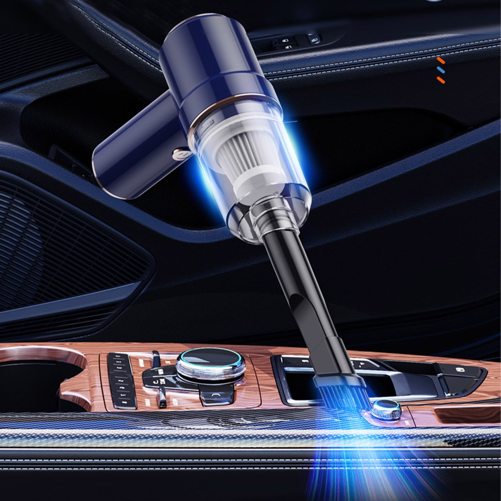 HBBKVI Car Vacuum, Car Vacuum Cleaner, Handheld Vacuum Cleaner High Power Vacuum Cleaner with Multi-nozzle and Floor Brush for Vehicle/office/ Pet Hair.