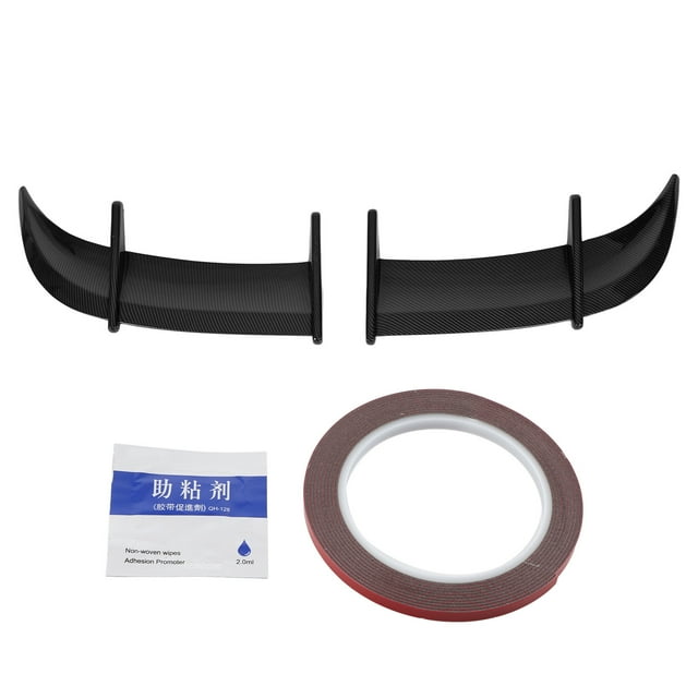 Alerón trasero para maletero de coche, estilo AK, con reducción de presión del viento, compatible con modelos MK6, fibra de carbono, 2 unidades
