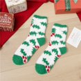 thumbnail image 6 of Sales Today Crew Socks Under $5 GIJNRIUIUA Silver Crew Socks Plush Slipper Socks Women Colorful Warm Fuzzy Socks Cozy Soft for Winter Indoor No-Show Socks, 6 of 8