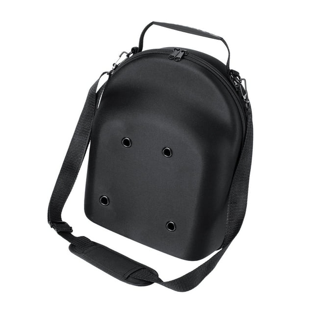 Estuche protector para sombreros Estuche rígido Organizador para gorras de béisbol Hombro ajustable de EVA Negro