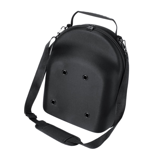 Estuche de viaje para sombreros, estuche rígido para cascos, bolsa para transportar gorras de béisbol, estuche para transportar sombreros con Negro