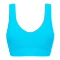 thumbnail image 1 of Sujetador deportivo sin almohadilla para el pecho y sin aros de acero, talla grande, para mujer, de una sola capa, sin almohadilla para el pecho, ropa interior para mujer, 1 of 1